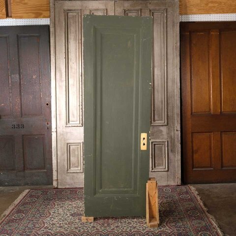 28x84 Antique 1 Panel Wood Interior Door
