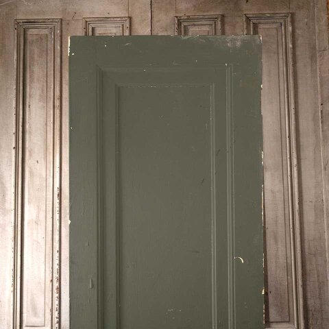#55536 28x84 Antique 1 Panel Wood Interior Door image 6