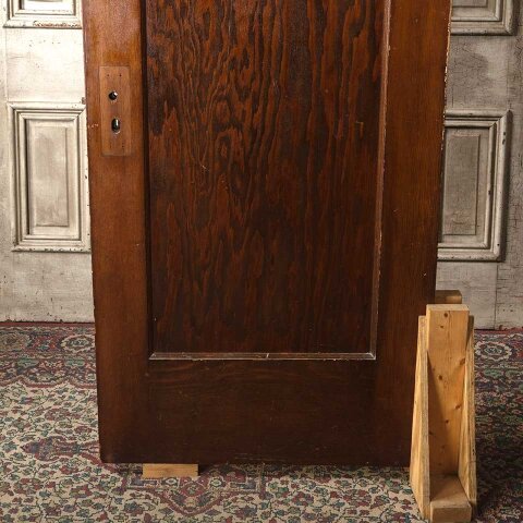 #55629 30x77 Salvaged Antique 1 Panel Interior Door image 3