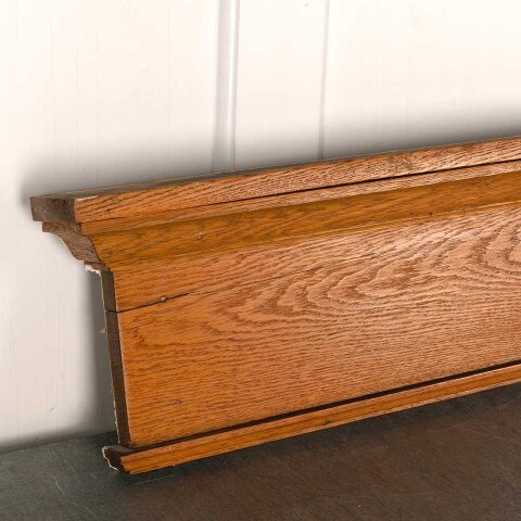 #55635 49" Salvaged Oak Wood Door/Window Header image 3
