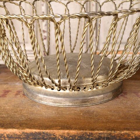 #55722 Decorative Twisted Metal Wire Basket image 6