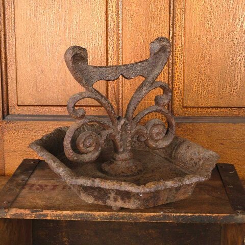 #55803 Antique Cast Iron Boot Scraper & Pan image 6