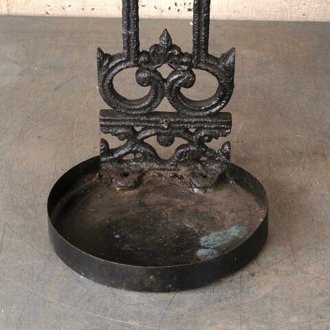 #55850 Repurposed Cast Iron Fence Planter Holder image 2