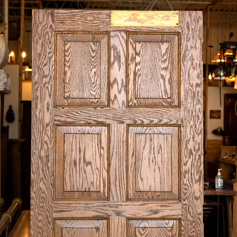#5864 32x79 8 Panel Oak Door image 2