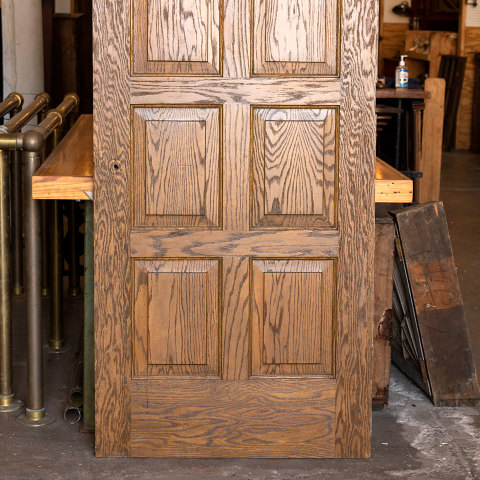 #5864 32x79 8 Panel Oak Door image 3