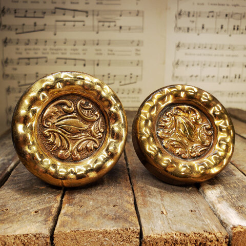 #6896 Antique Reading Eulalia Doorknobs image 4