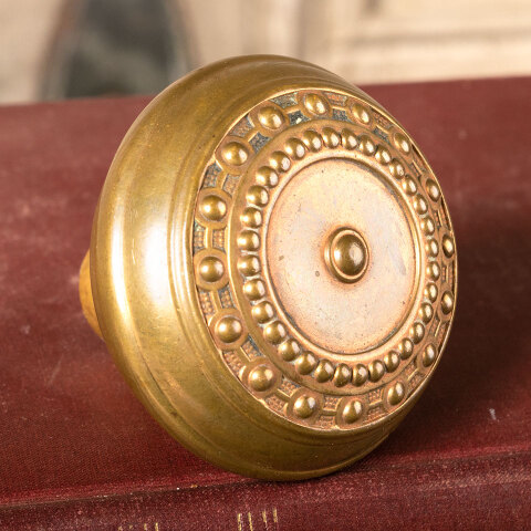 #898 Antique Corbin Single Bronze Doorknob image 2